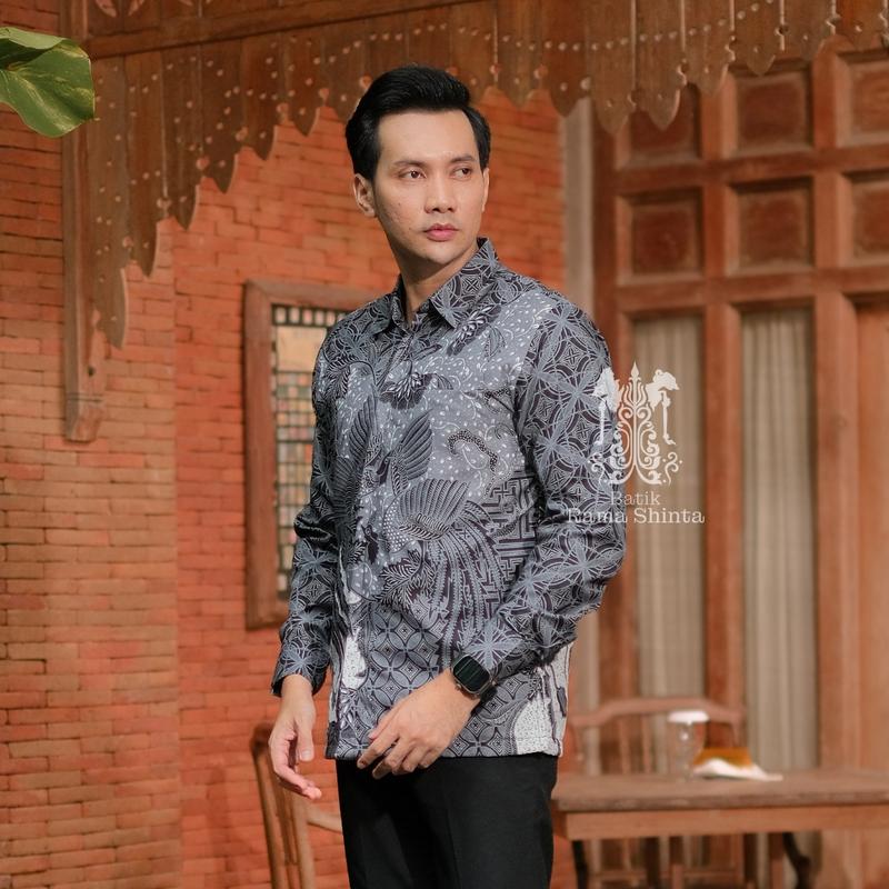 Batik Rama Shinta Motif BHALENDRA Batik Pria Kemeja Batik Lengan ...