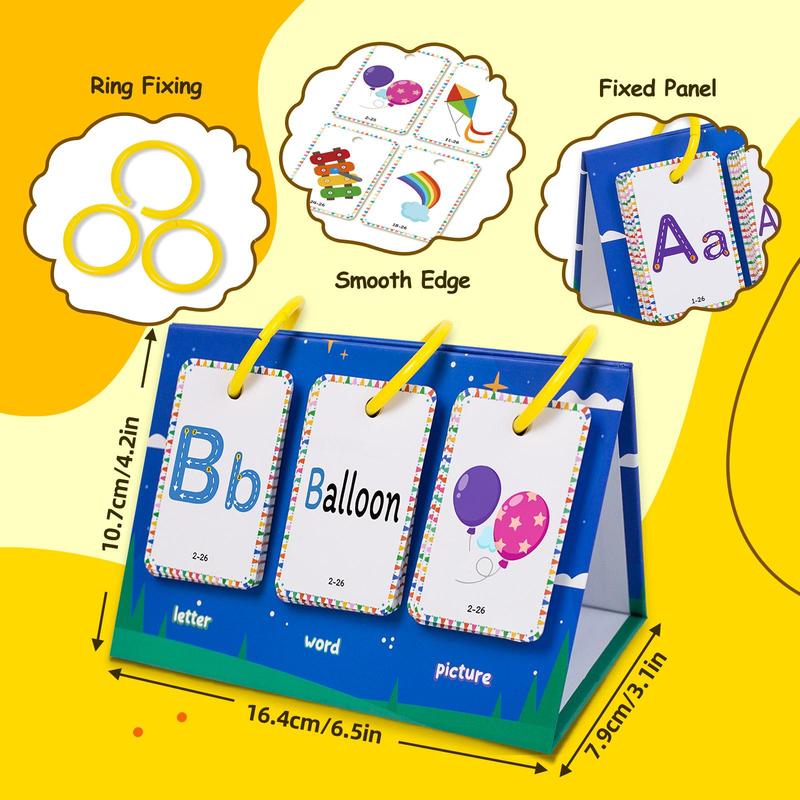 Product Introduction of Alphabet Early Learning Card (1 Set), Early Education Learning Card, Including 78pcs Double Sided Pictures Cards, Word Recognition Card, Parent-child Interactive Card Set 13