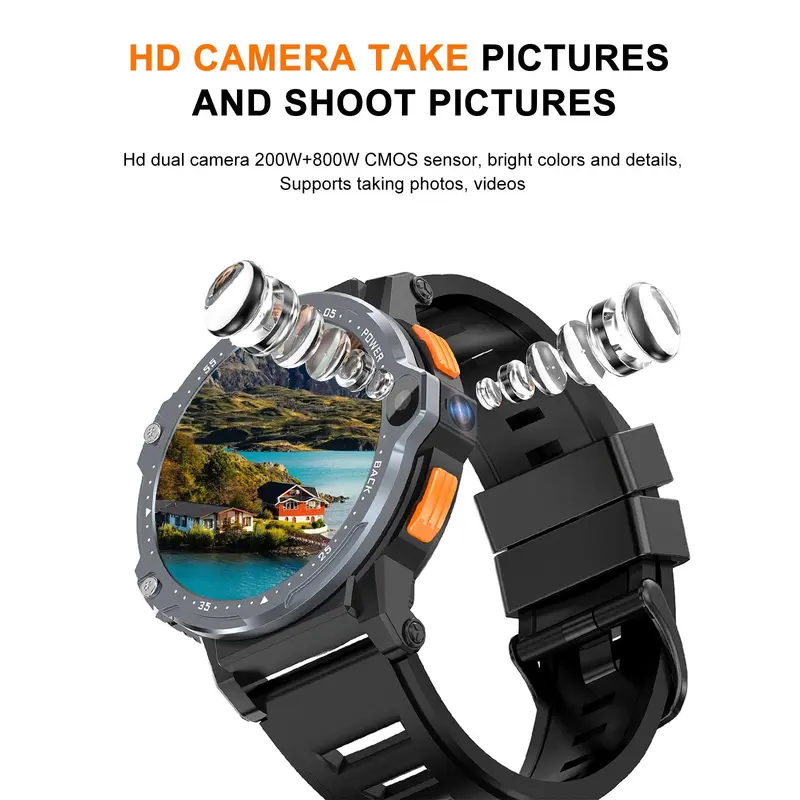Multifunctional Smart Watch, 1 Count Fashion Digital Watch with BT/WiFi Support, Phone Call, Music Control, Sports Watch for Women & Men 5