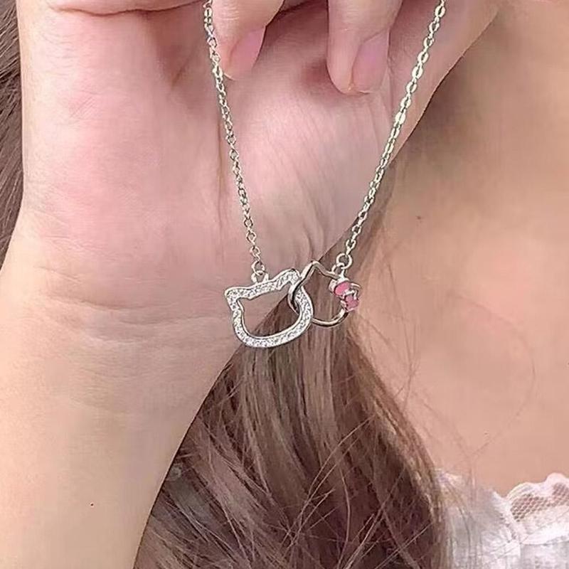 Product Introduction of Vòng Cổ Mèo, Thiết Kế Mèo Con Dễ Thương, Sáng Bóng, Thời Trang Hàn Quốc, Dây Chuyền Xương Đòn, Phong Cách Hoạt Hình, Vòng Cổ Ngọt Ngào, F0Y9 26