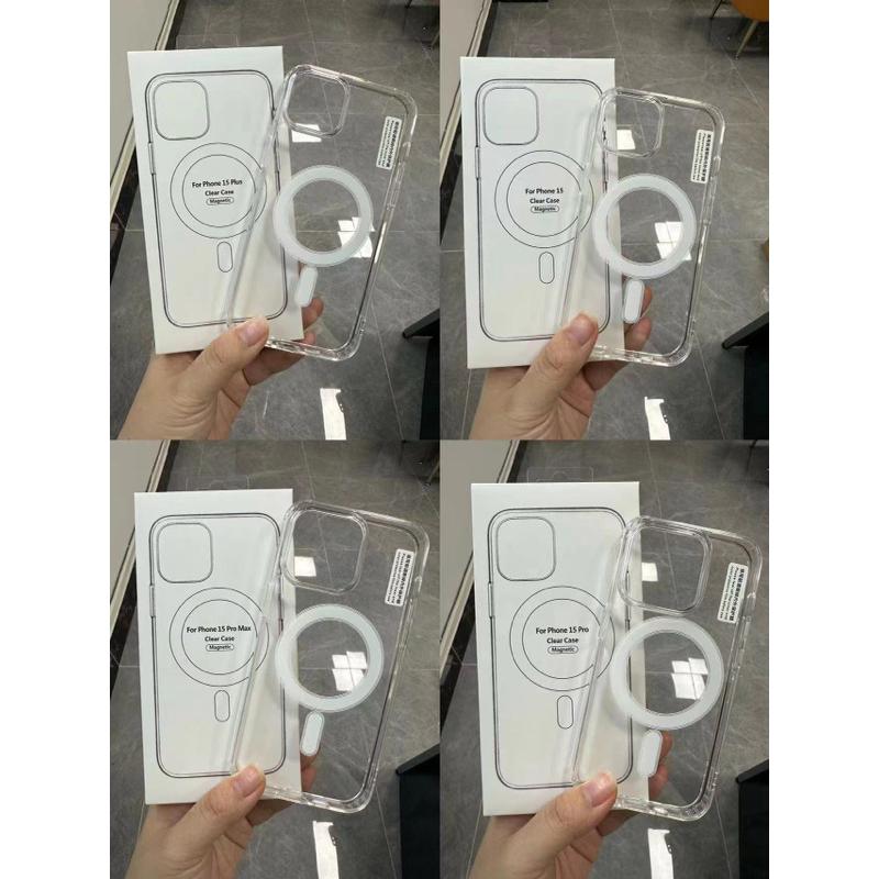[ + PACK BOX ] Case Magsafe IPHONE 7 7+ 8 8+ SE 2 2020 X XS MAX XR 11 12 13 14 15 16 PRO MAX 14+ 15+ 16+ PLUS Magnetic Case Clear Hybrid Bumper Casing 6