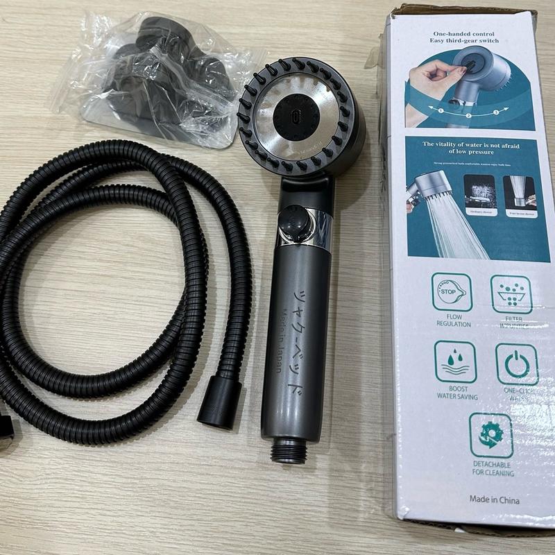 Bộ Vòi tắm hoa sen massge tăng áp JAPAN cao cấp 3 chế độ phun nước chất liệu nhựa ABS cao cấp chịu nhiệt tốt. nóng lạnh nhà