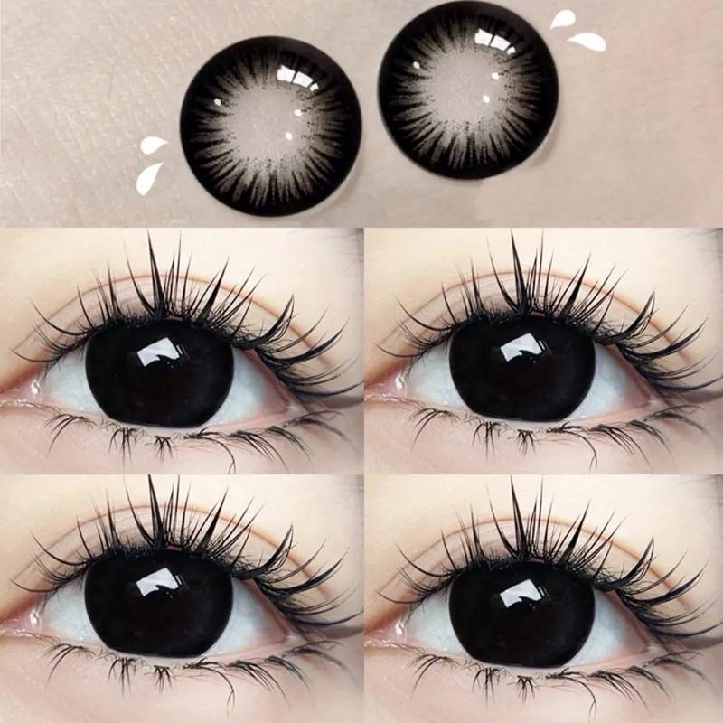 [DEAL 40K] Mua 1 Đôi + Tặng 1 Khay Dụng Cụ Đeo ~ Lens Mắt Kính Áp Tròng 0 Độ Tổng Hợp Mẫu Douyin
