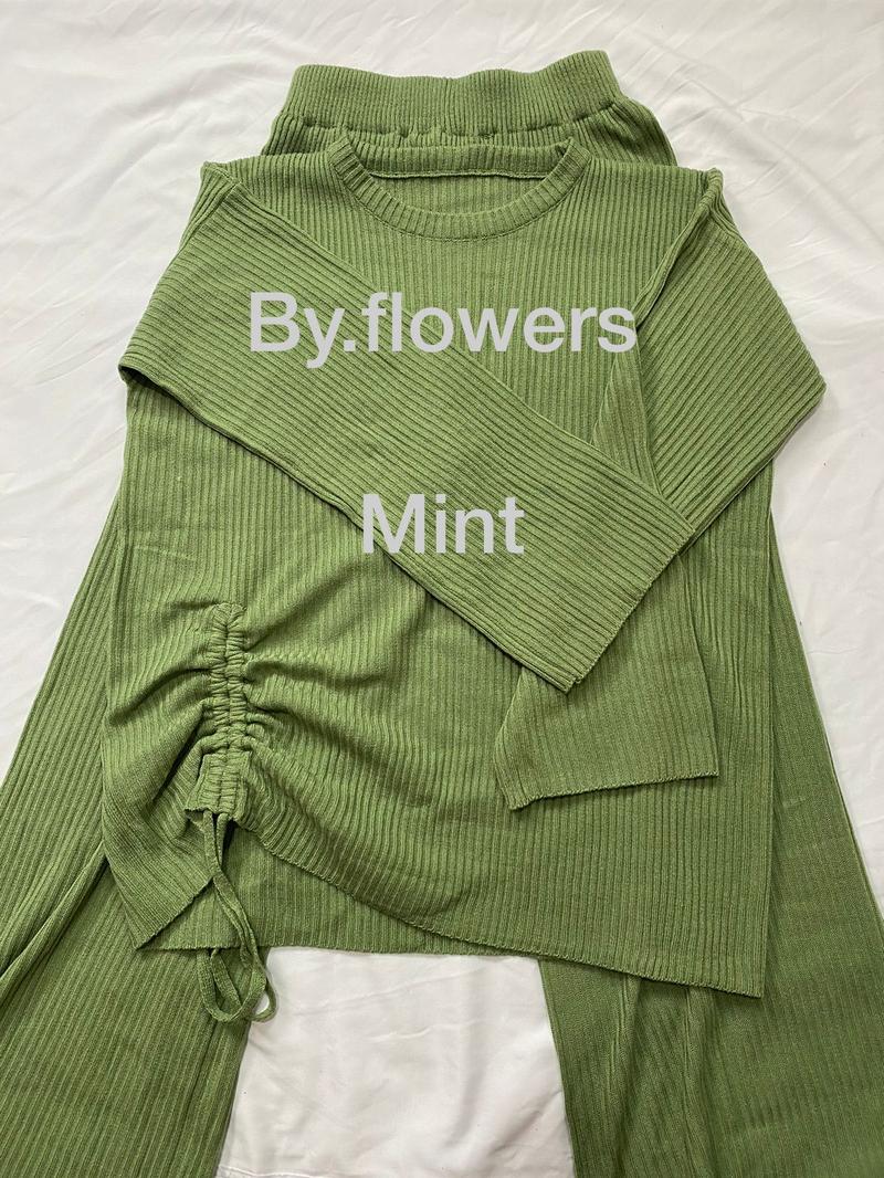 Product Introduction of ZIVA KRUTY ONE SET RAJUT OVERSIZE JUMBO LENGAN PANJANG Atasan Baju Celana Kulot Serut Wanita  Setelan Muslim  Dewasa Bawahan Airflow Crinkle 18