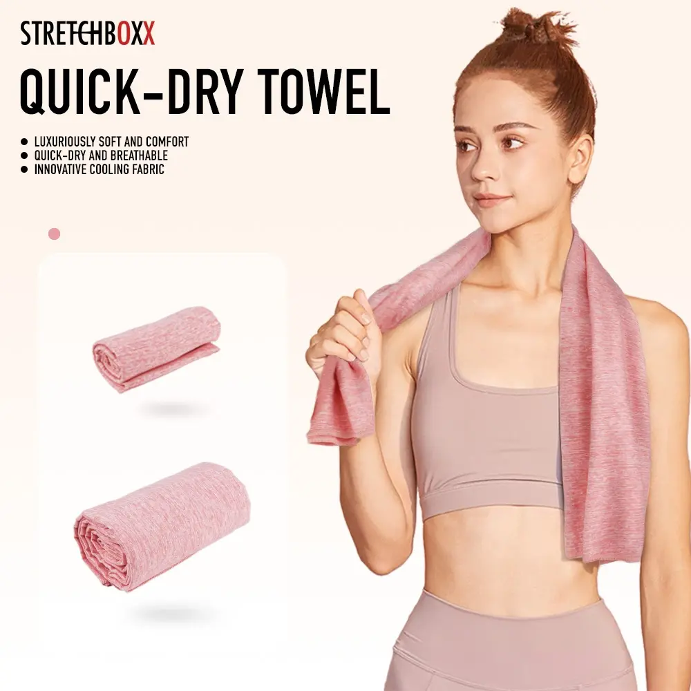 StretchBoxx Premium Quick-Dry Towel - Luxuriously Soft, Rapid Absorption, Lightweight & Versatile