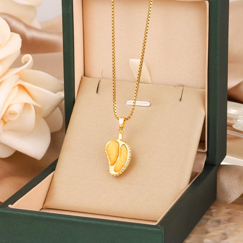 Vòng Cổ Mặt Dây Chuyền Sầu Riêng, Hàng Mới Về, Thích Hợp Cho Cuộc Đời Của Bạn 1