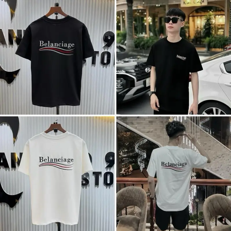 Áo phông Belan thêu chất cotton lạnh 2 chiều mền mát mịn nam nữ hotrend 7