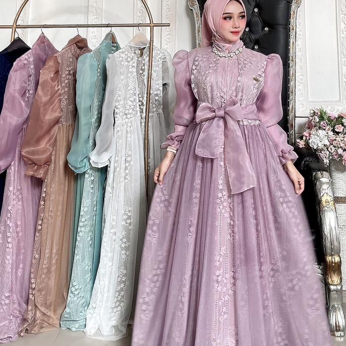 Promo Gamis Tiffany Brukat Organza Outer Formal Muslim dress - Rosegold tulle - Kab. Lamongan - Grosir Gamis Ikafarida | Tokopedia Promo Gamis Tiffany Brukat Organza Outer Formal Muslim dress - Rosegold tulle - Kab. Lamongan - Grosir Gamis Ikafarida | Tokopedia