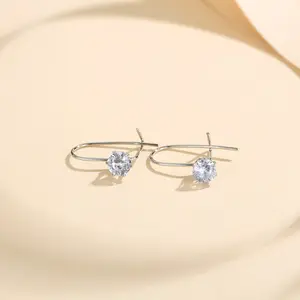 Anting Tusuk Wanita Titanium Stainless Steel Berlian Fashion Perhiasan Wanita Anting Xuping Y143