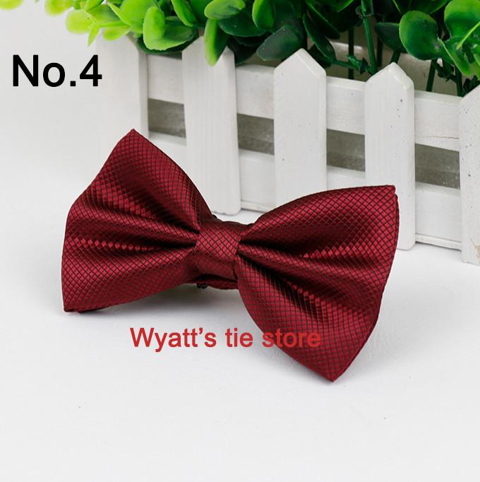 Product Introduction of $ Bow Tie Men's Polyester Jacquard Bow Tie Hidden Check Fine Texture Bow Tie Korean Style British Wedding Bow Tie 4