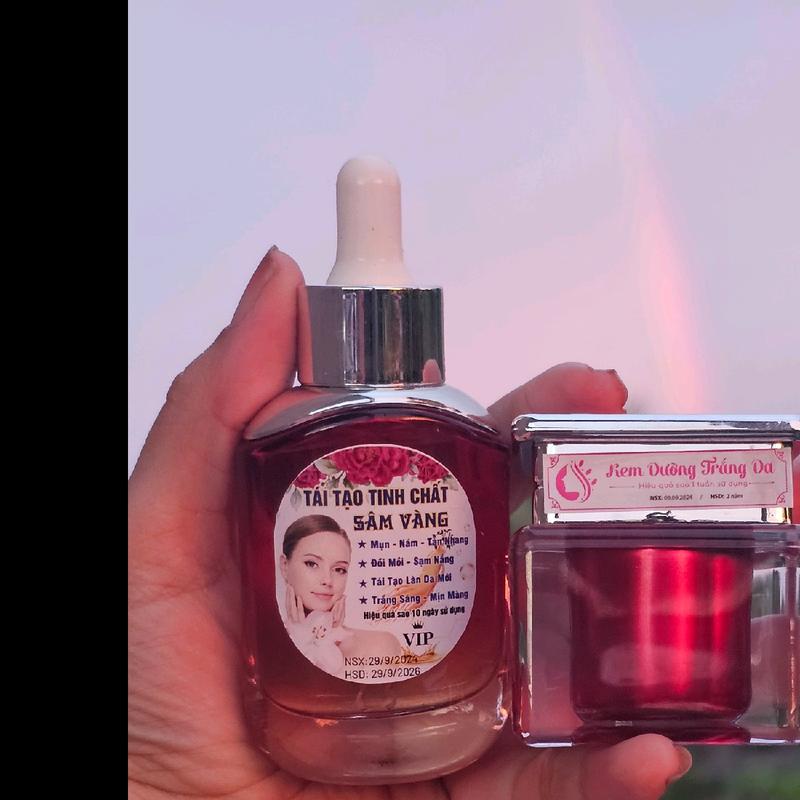 combo tinh chất sâm vàng kem sâm vàng 15gr