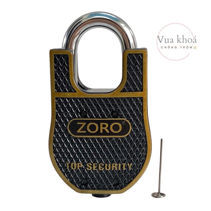 Ổ Khóa mật mã chống cắt ZORO 4 số 6 phân - khóa số thay đổi mật khẩu theo ý muốn - thích hợp khóa cửa nhà,cửa cổng.khóa mật mã chống cắt 3