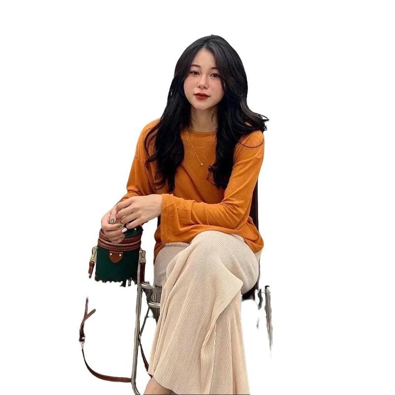 Quần Ống Rộng Dáng Suông Nữ Bigsize Có Đến 90Kg Chất Liệu Dập Ly Co Dãn Thoải Mái Women Pants