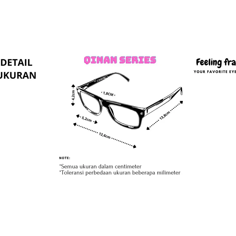 (BELI1 GR4T1S 1)FRAME KACAMATA BESI CAT EYE QINAN SERIES Bluecromic Frame Perempuan Antiradiasi Blueray Cewek Lensa Photocromic Glasses Eyewear 3