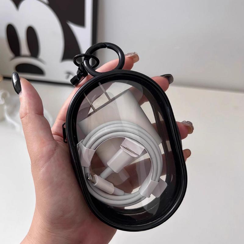 Product Introduction of Jewelry Organizer Transparent Storage Box Pouch Mystery Box Plastic Box Cute Doll Bag Organization With Keychain Dustproof Case 15
