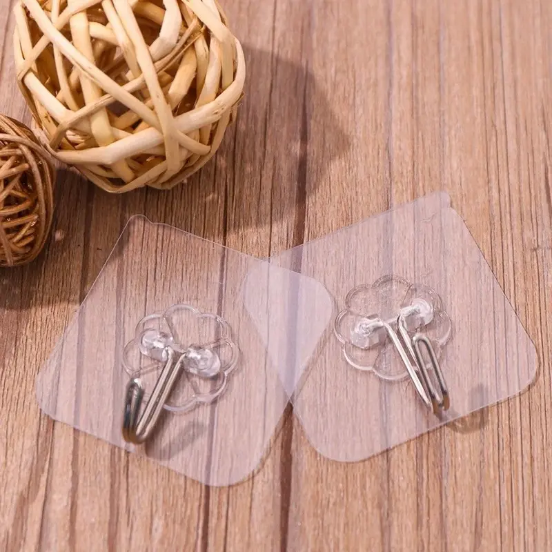 (Giao Ngẫu Nhiên) Móc Dán Tường Siêu Dính Chịu Lực Tốt Móc Treo Tường 2