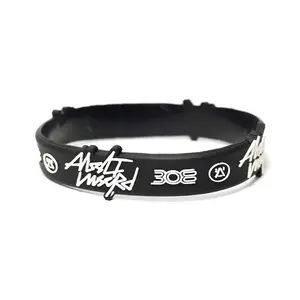 308 ABSLTUNSCRD - YC088 - BRACELETE RUBBER 308 AU CIRCLE - BLACK