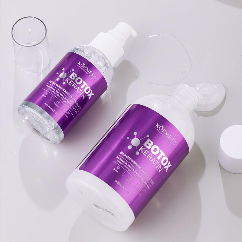 Product Introduction of KORMESIC Keratin Large Capacity Shampoo for Moisturizing and Preventing Split Hair Mask Conditioner Haircare 5