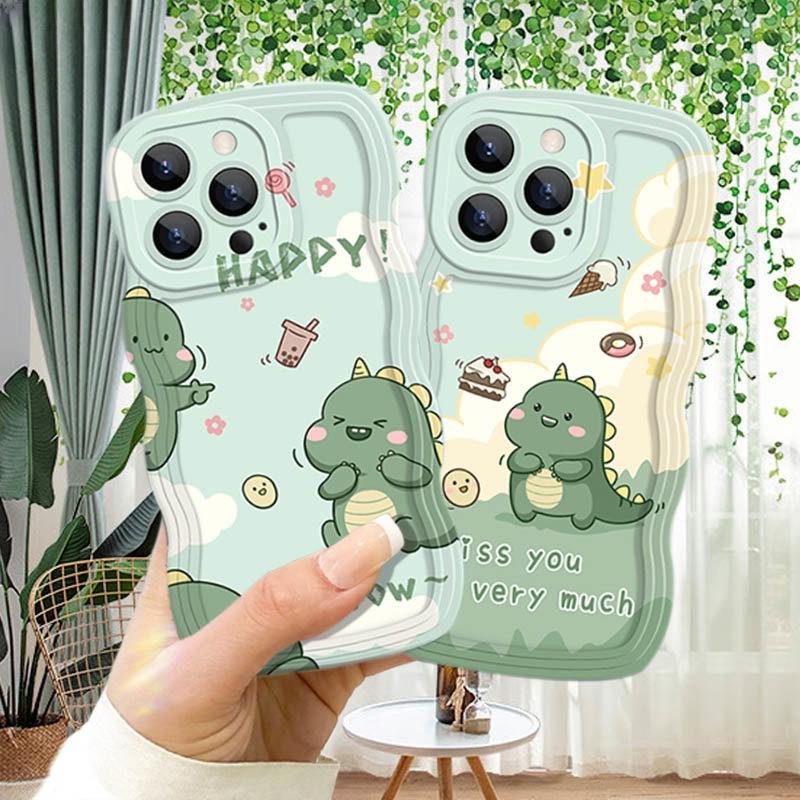VỏiPhone , 14, 14 PRO MAX, 11 PRO MAX, 12, 12 PRO, 12 PRO MAX, iPhone , 13 Pro Max, X, XR, XS MAX, 6, 6S, 7, 8 Plus, SE 2020, dễ thương, khủng long, trà bong bóng, bánh ngọt, họa tiết hoạt hình, tinh tế