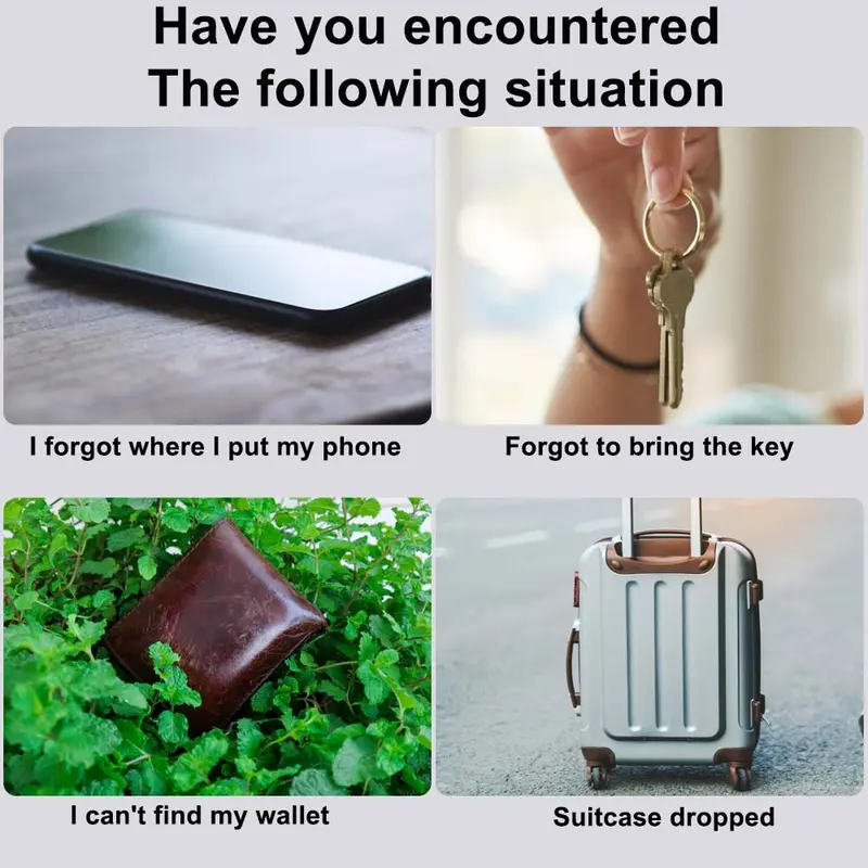 Smart GPS Tracker, Compact & Portable Lightweight Anti Loss Locator, Smart Tracking Device, Portable & Accurate Positioning Device for Pets, Cats, Dogs, Wallets, Keys 6