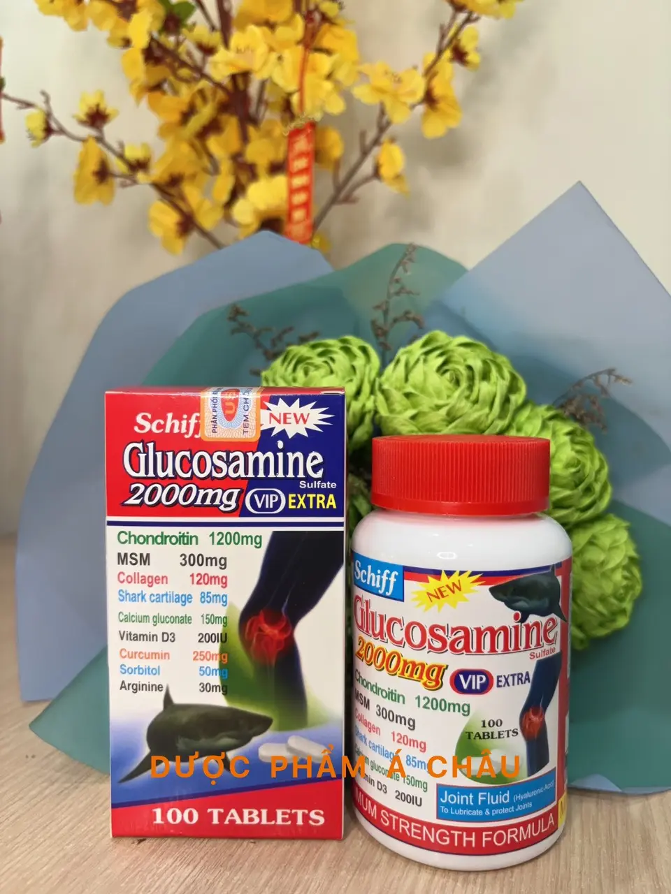 VIÊN UỐNG GLUCOSAMINE 2000MG-HỖ TRỢ BỆNH THOÁI HÓA XƯƠNG KHỚP,ĐỐT SỐNG CỔ,KHỚP HÁNG,VIÊM QUANG KHỚP,...
