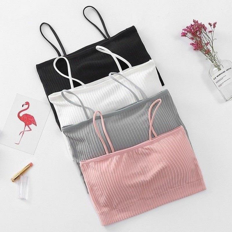 Áo Bra 2 Dây Gân Tăm, Bra Nữ Mút Mỏng, Áo Ngực Không Gọng Cup Ngang Savill B809 Đen áoquây thuntăm