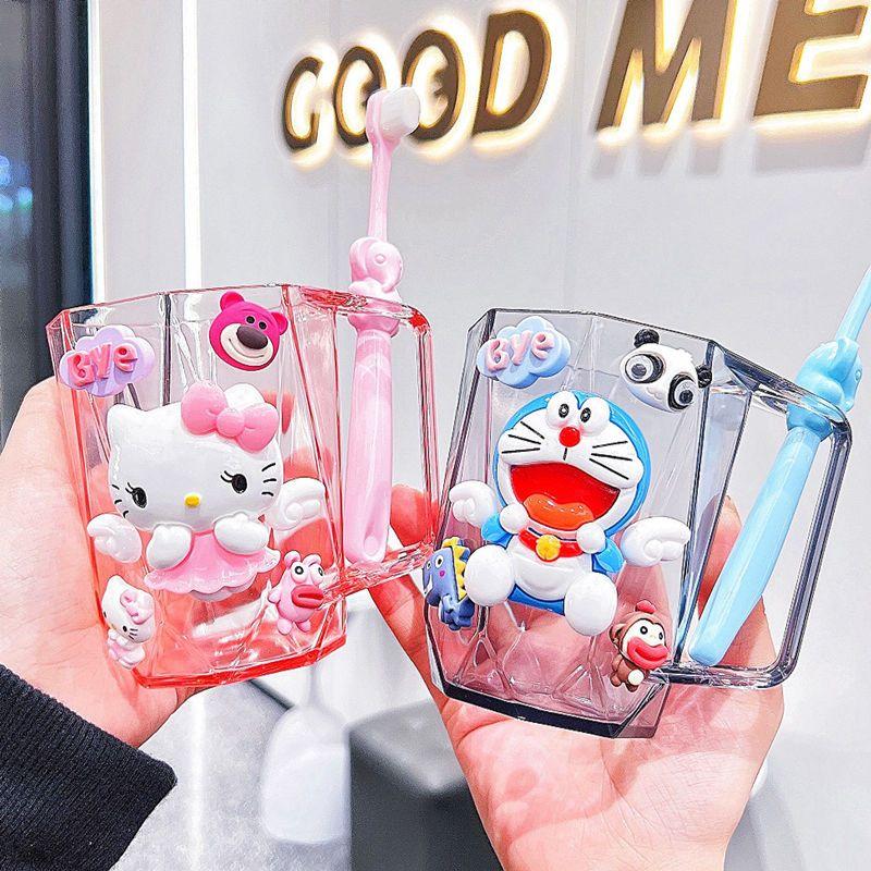 Cốc Súc Miệng Hoạt Hình Dễ Thương Cho Trẻ Em, Cốc Ưa Nhìn Phong Cách Instagram, Thích Hợp Cho Bé Trai Và Bé Gái, Cốc Bàn Chải Đánh Răng, Kệ Bàn Chải Đánh Răng, Cốc Rửa, Năm 2024