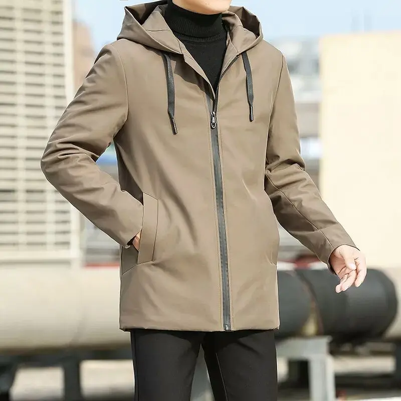 Jaket Pria Korea Tebal Musim Dingin Custom Jaket Anime Katun Formal keren kekinian jacket Blazer Cowok Casual Hitam Navy Outdoor Kerja Outer  Kantor Slimfit