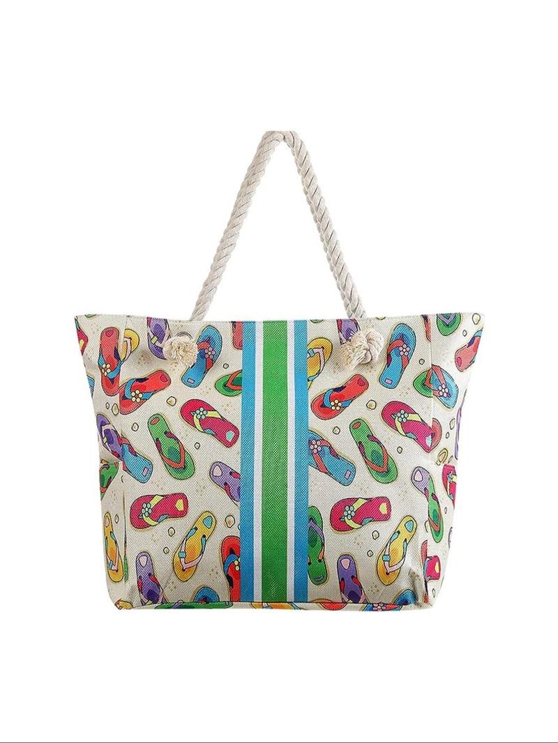 Product Introduction of Women's Tote Bag, Large Capacity Multi-functional Boho Style Beach Bag, Casual Trendy Versatile High-quality Daily Commuting Bag, Girl Fashionable Shopping Bag 5