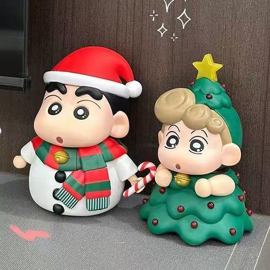 Product Introduction of Mô Hình Bút Chì Màu Shin-chan, Phổ Biến Làm Quà Tặng Giáng Sinh, Bức Tượng Nhỏ Shin-chan Và Aoi, Người Tuyết, Dễ Thương, Thích Hợp Để Đồ Trang Trí Phòng Khách Và Máy Tính Để Bàn, [1224 Đánh Giá Tích Cực] blind  box  shinchan shin  chan  toys 0