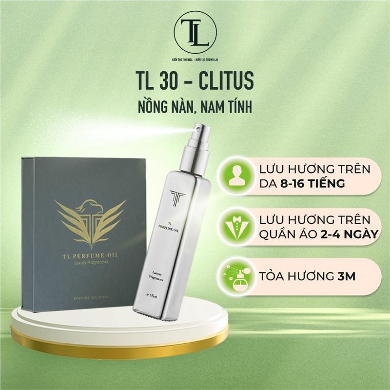 [ Hương Nam ] TINH DẦU NƯỚC HOA PHÁP TL30 DẠNG XỊT PHUN SƯƠNG 15ML. Phong Cách; nồng nàn nam tính 0