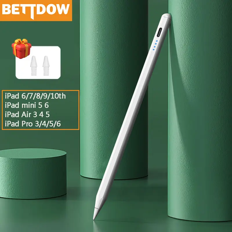 BETTDOW stylus pen iPad with Palm Rejection Stylus Pen for ipad pro 11 2022 gen 7/8/9 10.2 0