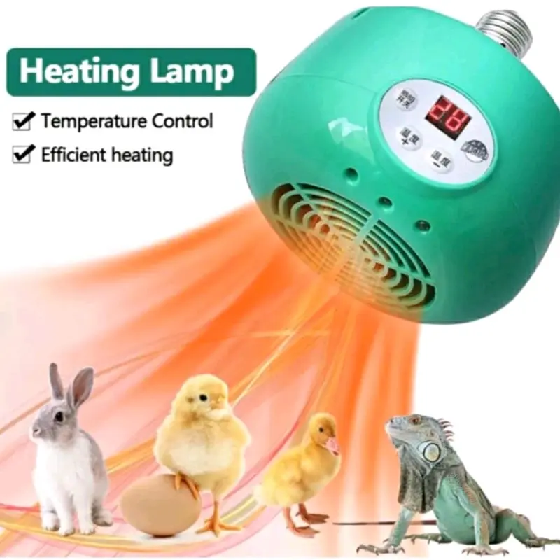 Pemanas otomatis blower penghangat kandang ayam lampu pemanas mesin tetas telur Heater 0