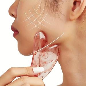 Tabla de Gua Sha en forma de corazón, Tabla para raspar la cara, Herramienta de masaje facial, Herramienta de masaje corporal, Herramienta de masaje manual para cara y cuerpo, Cuidado de la piel