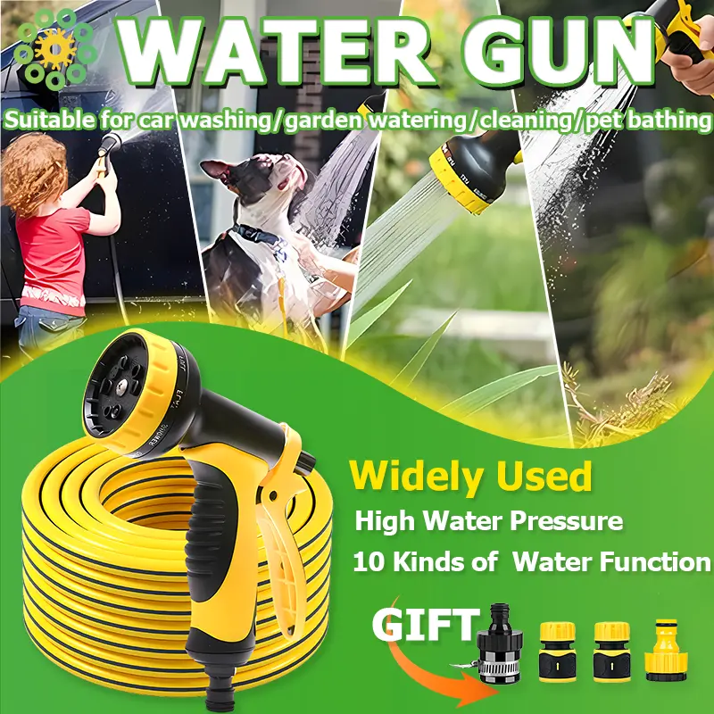 10 Function Garden Watering Water Gun High-quality High-pressure Garden Hose Spray Gun