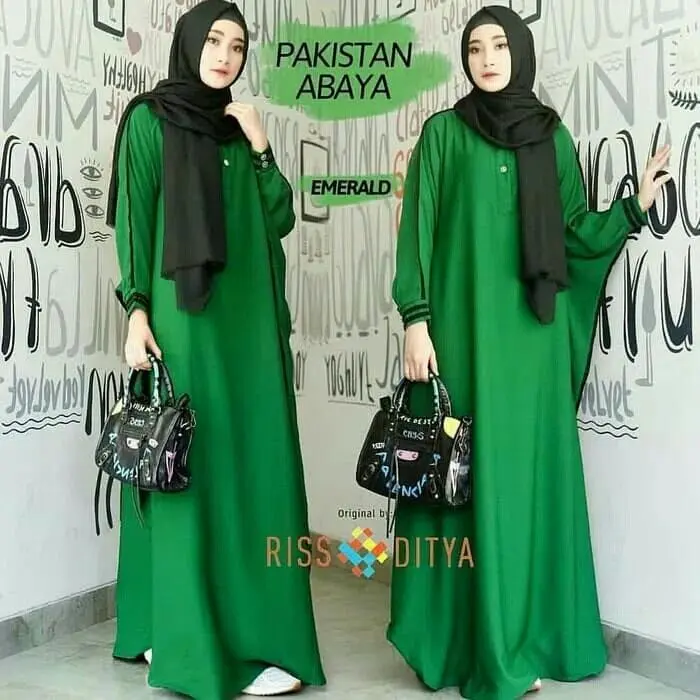 abaya pakistan jumbo/ abaya mewah/ abaya simpel elegant/ abaya jumbo murah/ abaya kelelawar/ kaftan murah Polos /muslim wanita  simple