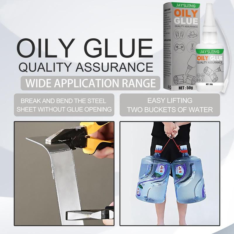 Welding High-strength Oily Glue, 1 Count Waterproof and Heat-resistant Repair Oily Glue for Shoes, Metal, Wood 3