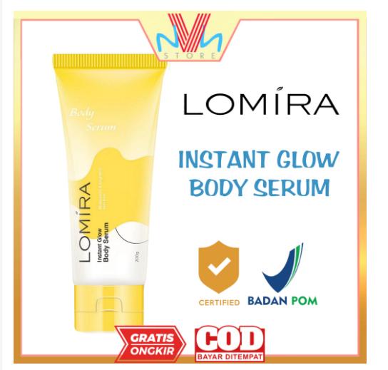 Product Introduction of Lomira Glow Body Serum Lotion 200gr Moisturizer BPOM Vitamin Merawat Dan Mencerahkan Kulit Kering Kusam Perawatan Extract Untuk Tangan dan Body Niacinamide Tubuh Hitam Berminyak Memudarkan Hand 14
