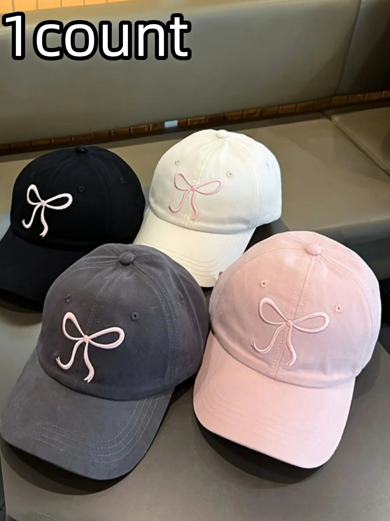 Baseball Cap, Casual Outdoor Sports Hat for Women & Girls, Fashion Accessories for Daily Wear