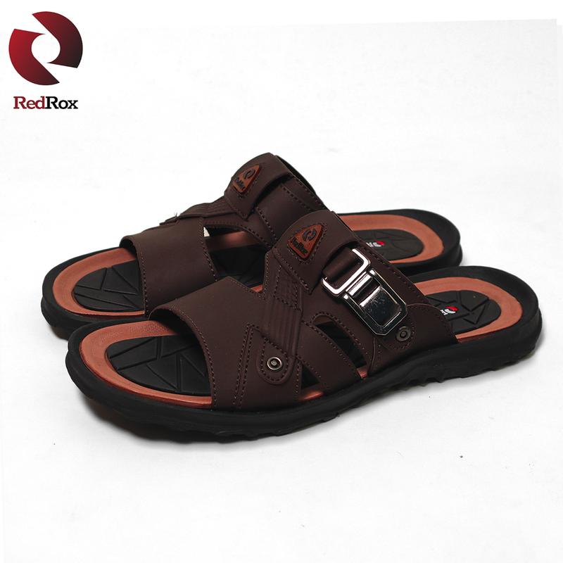 Sandal Pria Kasual Gaya Modern Kekinian Terbaru Ringan Lentur Redrox - VORT 02 Jepit Sendal 3