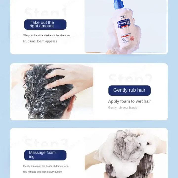 Sampo Ketombe 300ml untuk psoriasis, pereda gatal akibat selenium disulfida, sampo anti ketombe, pengontrol minyak