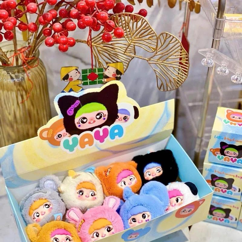 Chính Hãng- YAYA Hộp Bí Ẩn Quà Tặng Túi Mù Yaya blind box Trái Cây Và Thú Baby Three v1 v2 Đeo Túi Cực Dễ Thương