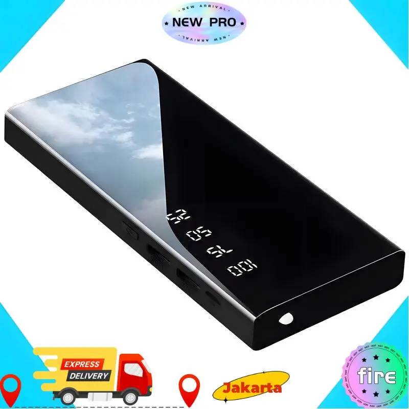 【COD,Kirim Sekarang】 Powerbank 50000 mah Digital Display Fast Charging