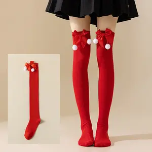 STOKING NATAL KAOS KAKI NATAL STOCKING CHRISTMAS STOKING MERAH STOKING VERSI NATAL 8841V2 - Luxury Classy Accessories