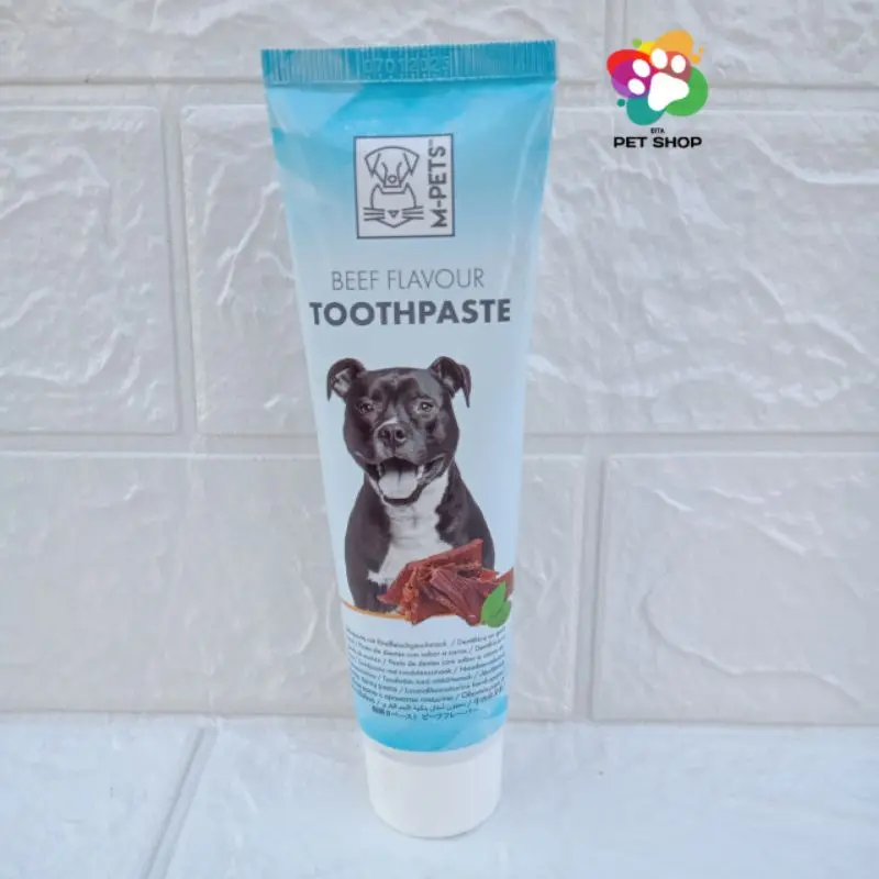 M-Pets Toothpaste Beef / Pasta Gigi Anjing Kucing / Odol Anjing Kucing 0