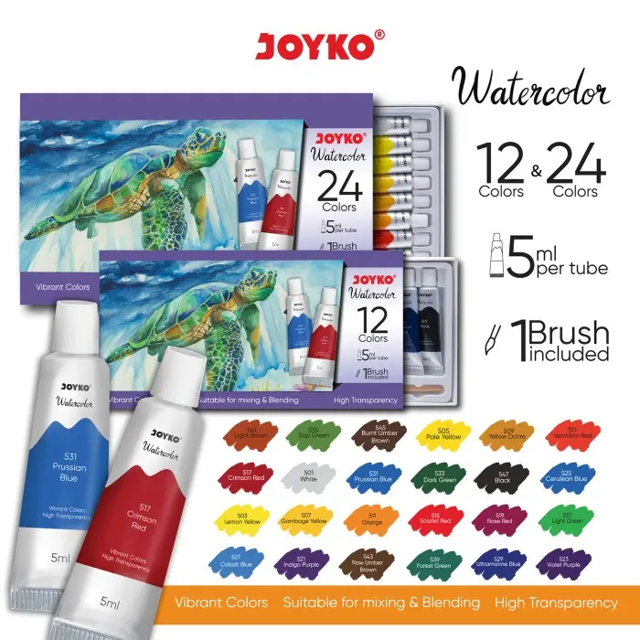 Watercolor Set Cat Air Joyko WC-4