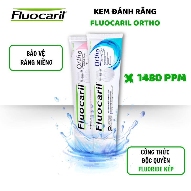 Kem Đánh Răng Fluocaril Thái Lan Cho Người Niềng Răng, Làm Sạch Mảng Bám, Trắng Răng 125g Sabaishop
