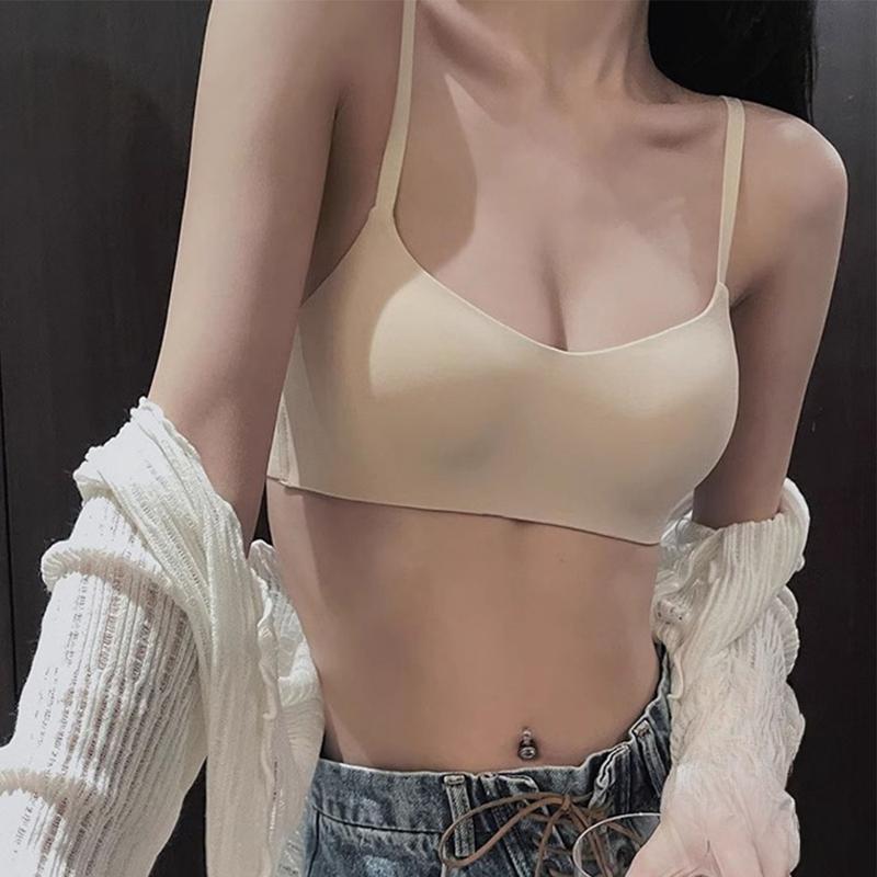 No wire bra Seamless bra Single layer thin bra No wire No padding 5