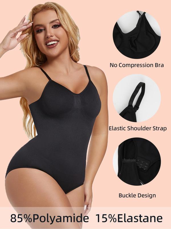Women's Backless Shapewear Bodysuit, High Stretch Seamless Tummy Control Shaper, Tummy Tuck Corset Bodysuit for Daily Wear, Ladies Shapewear for All Seasons 7