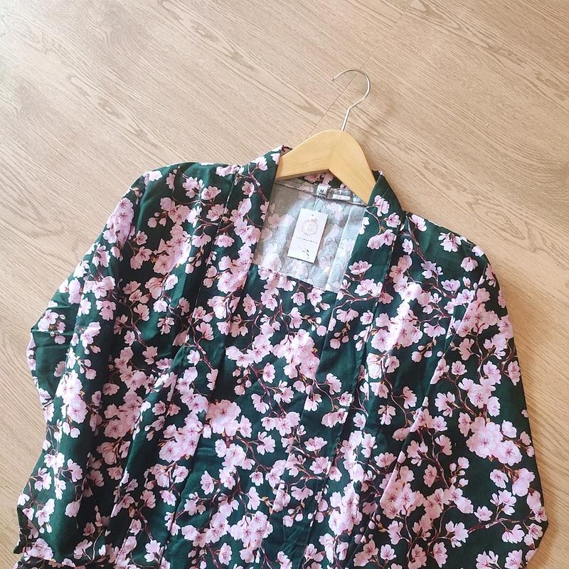 Kebaya Kutubaru Sakura Floral Bunga Cantik Modern Bridesmaids Cotton 7